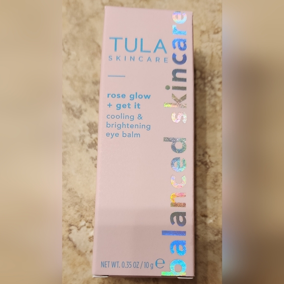 Tula 'Rose Glow + Get It' Cool & Brightening Eye Balm - Picture 1 of 7